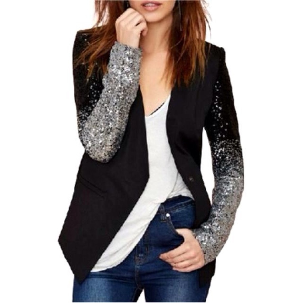 The Party Black and Silver Shimmer Blazer